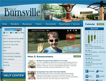 Tablet Screenshot of burnsville.org
