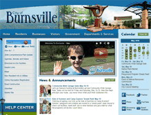 Tablet Screenshot of ci.burnsville.mn.us